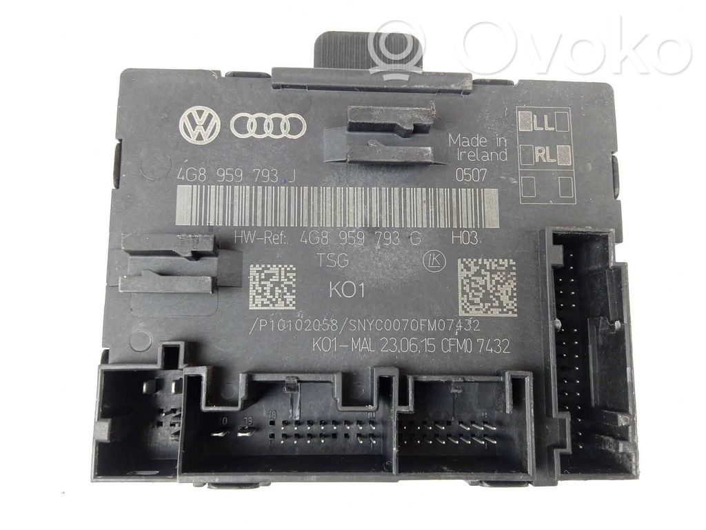 Unidad de control de puerta   4G8959793G
