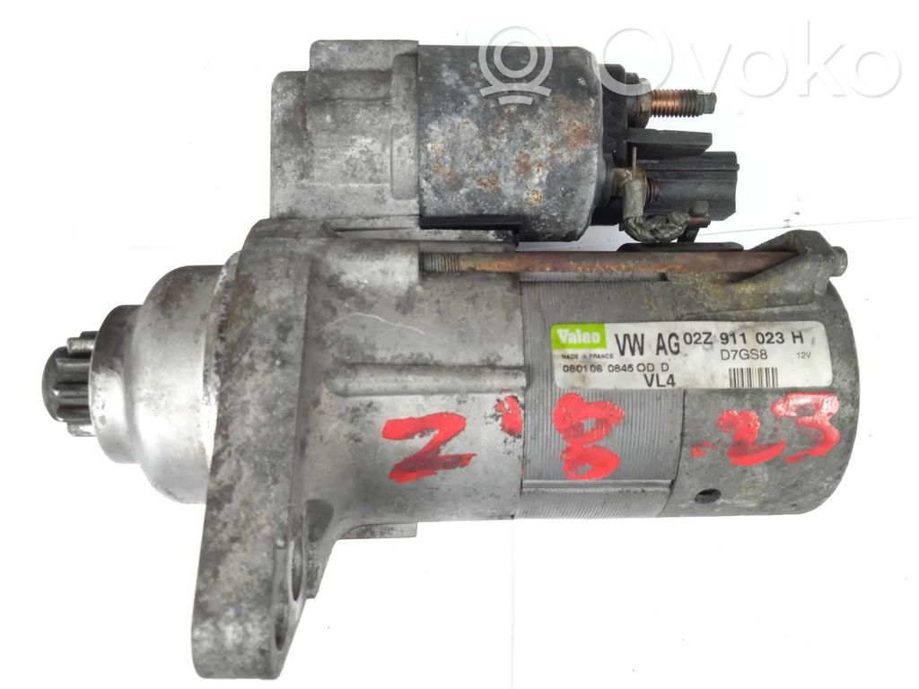 Motor de arranque   02Z911023H,11DIENTES