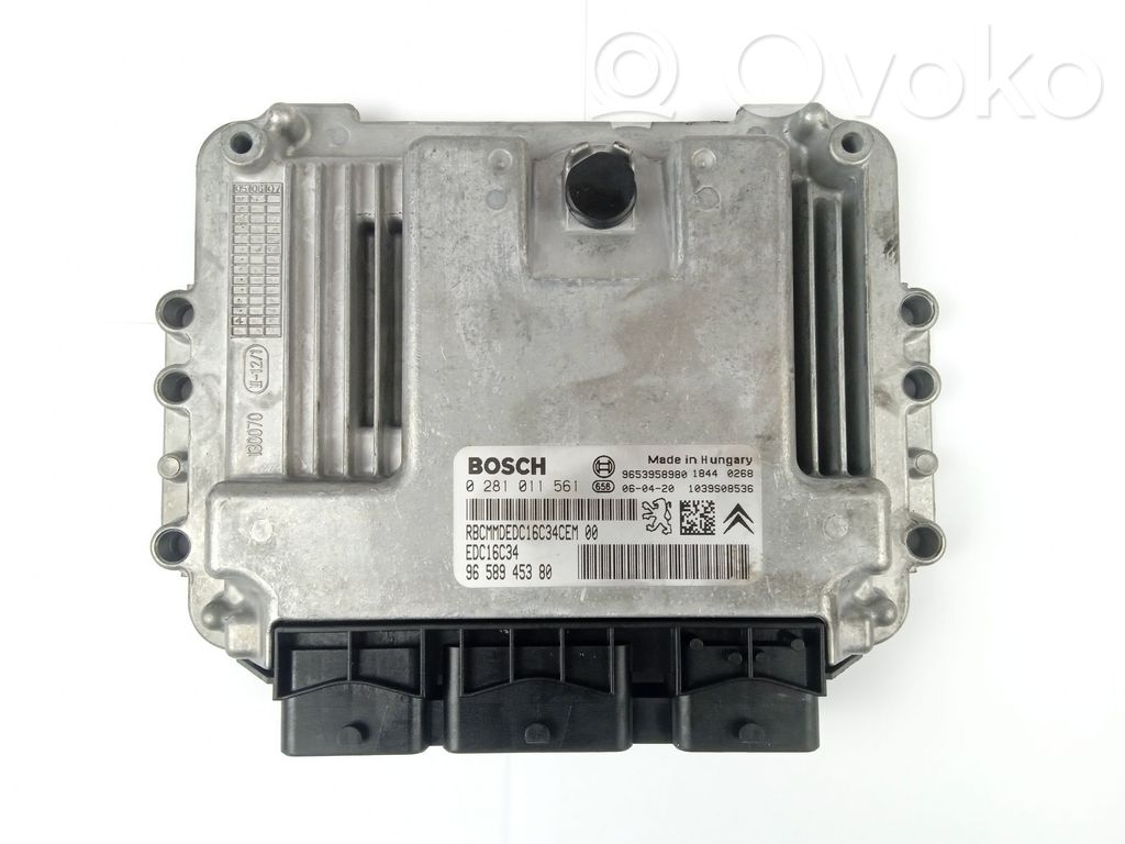 Engine control unit/module   0281011561,9658945380