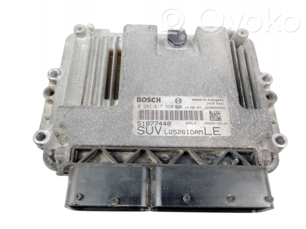 Unidad de control/módulo del motor   0281017320,51877440