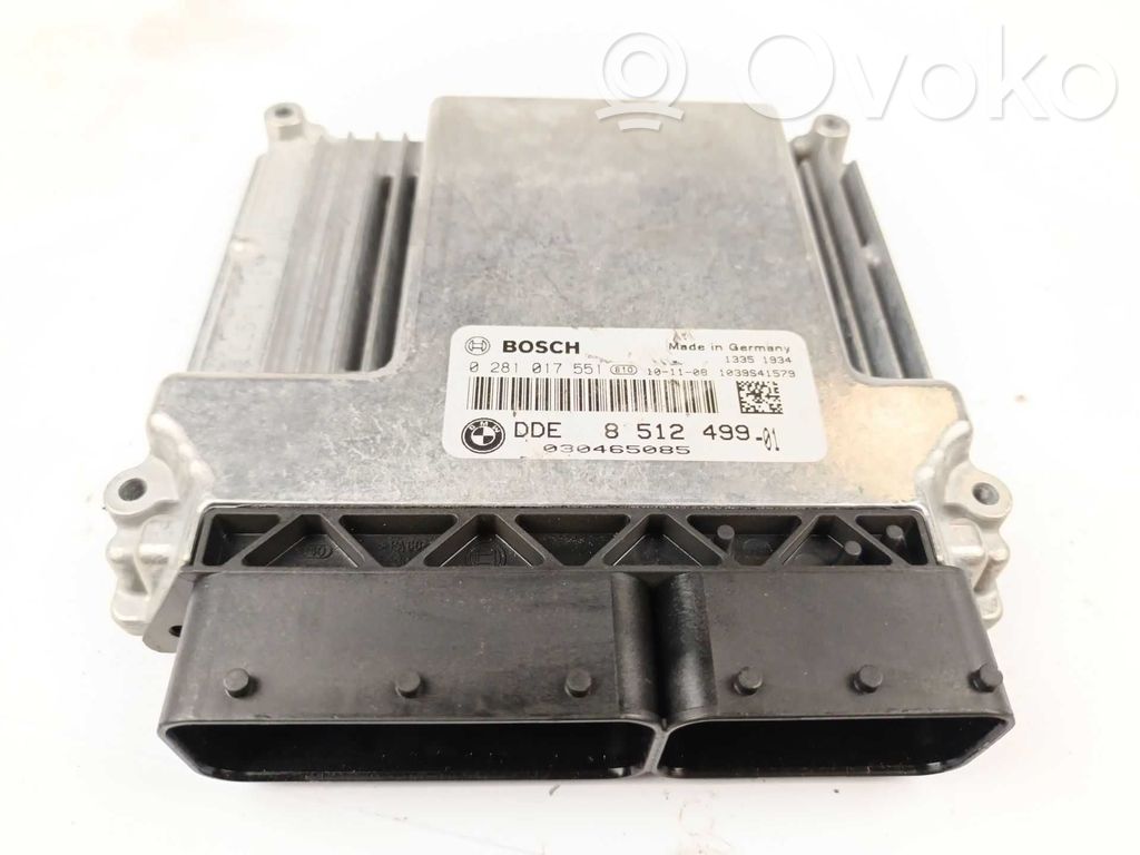 Unidad de control/módulo del motor   0281017551,8512499