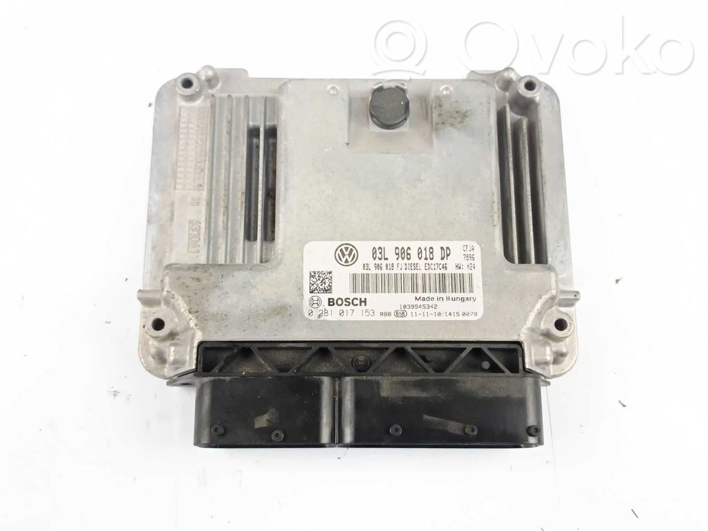 Unitate/modul de control motor   03L906018DP,0281017153