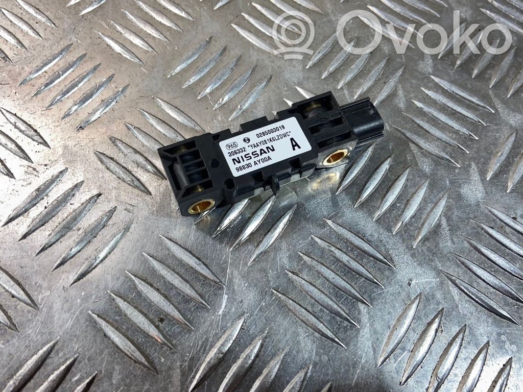 Sensor impacto/accidente para activar Airbag   98830AY00A,98830AY00A,0285003019