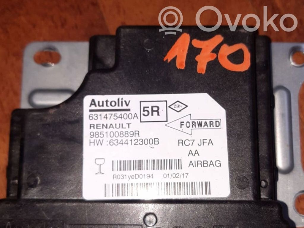 Renault Scenic IV - Grand scenic IV Unitate/modul de comandă airbaguri 