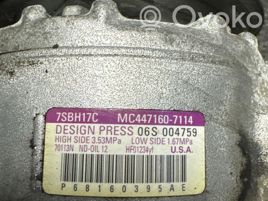 Dodge Challenger Klimakompressor Pumpe 