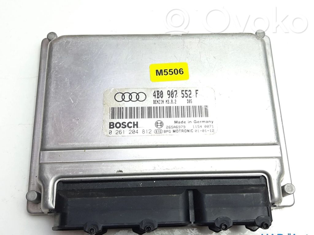 Engine control unit/module   4B0907552F,M5506