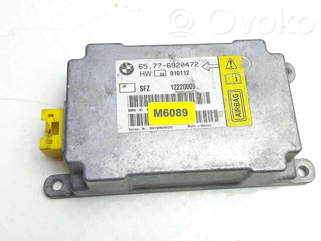 Airbag control unit/module   6920472,M6089