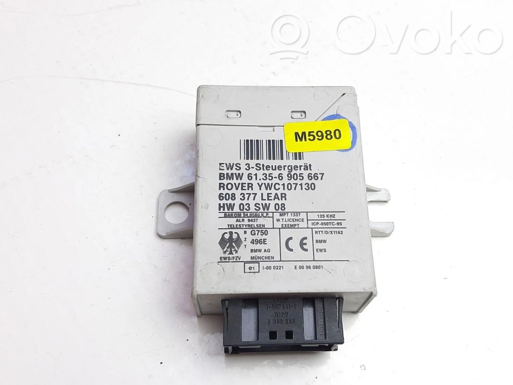 Immobilizer control unit/module   6905667,M5980