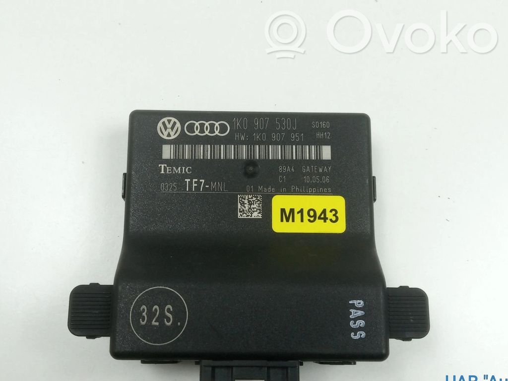 Audi A3 S3 8P Módulo de control Gateway 