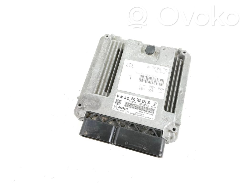 Engine control unit/module   04L906021BP,04L907309,0281030374