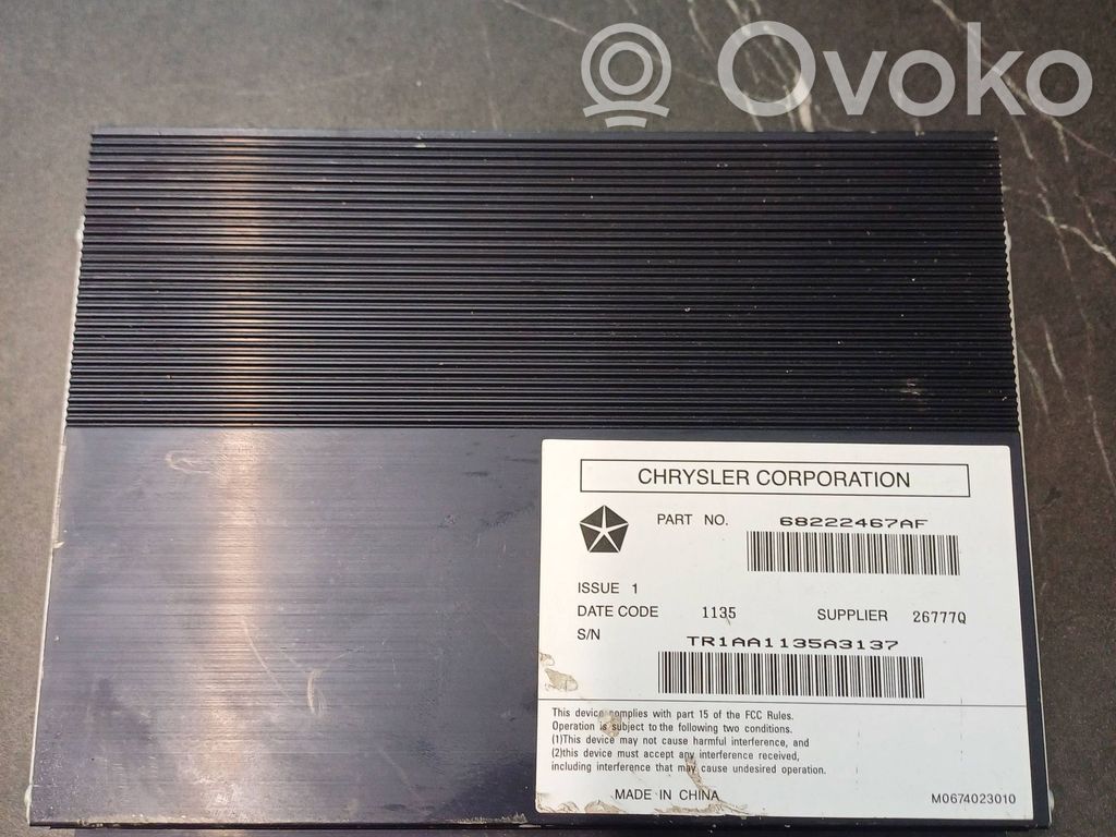 Dodge Challenger Sound amplifier 