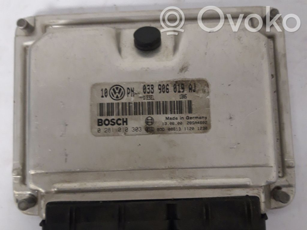 Engine control unit/module   038906019AJ,0281010303