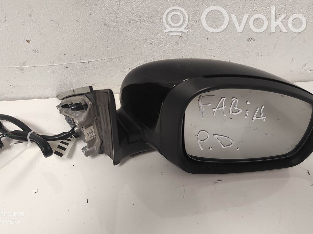 Skoda Fabia Mk2 (5J) Elektryczne lusterko boczne drzwi przednich 