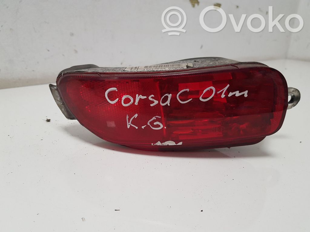 Opel Corsa C Luz del parachoques trasero 