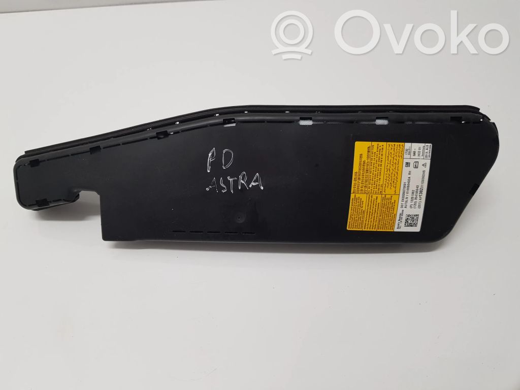 Opel Astra J Airbag del asiento 