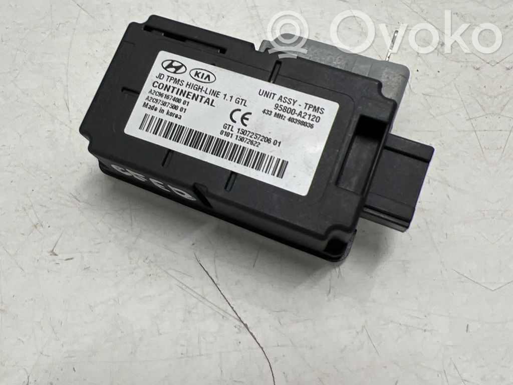 KIA Ceed Tire pressure control unit 