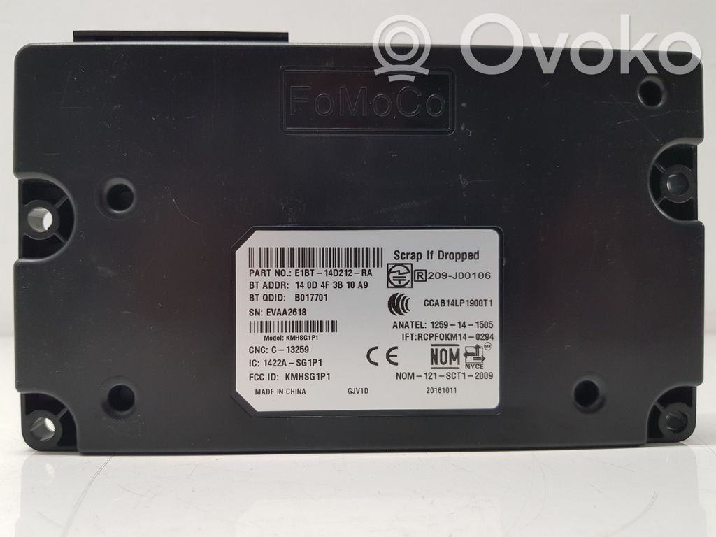 Ford Ecosport Citu veidu vadības bloki / moduļi 