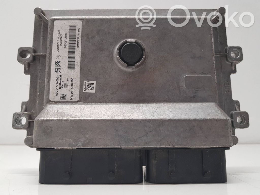 Engine control unit/module   9830510980,HW9815037580,A3C0177940001