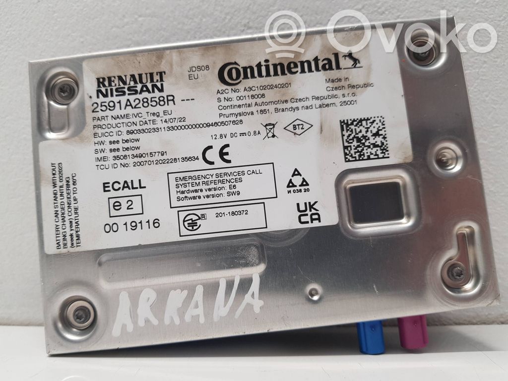 Renault Arkana Inne komputery / moduły / sterowniki 