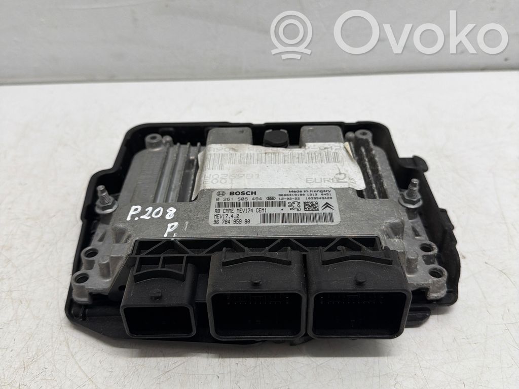 Peugeot 208 I Engine control unit/module 