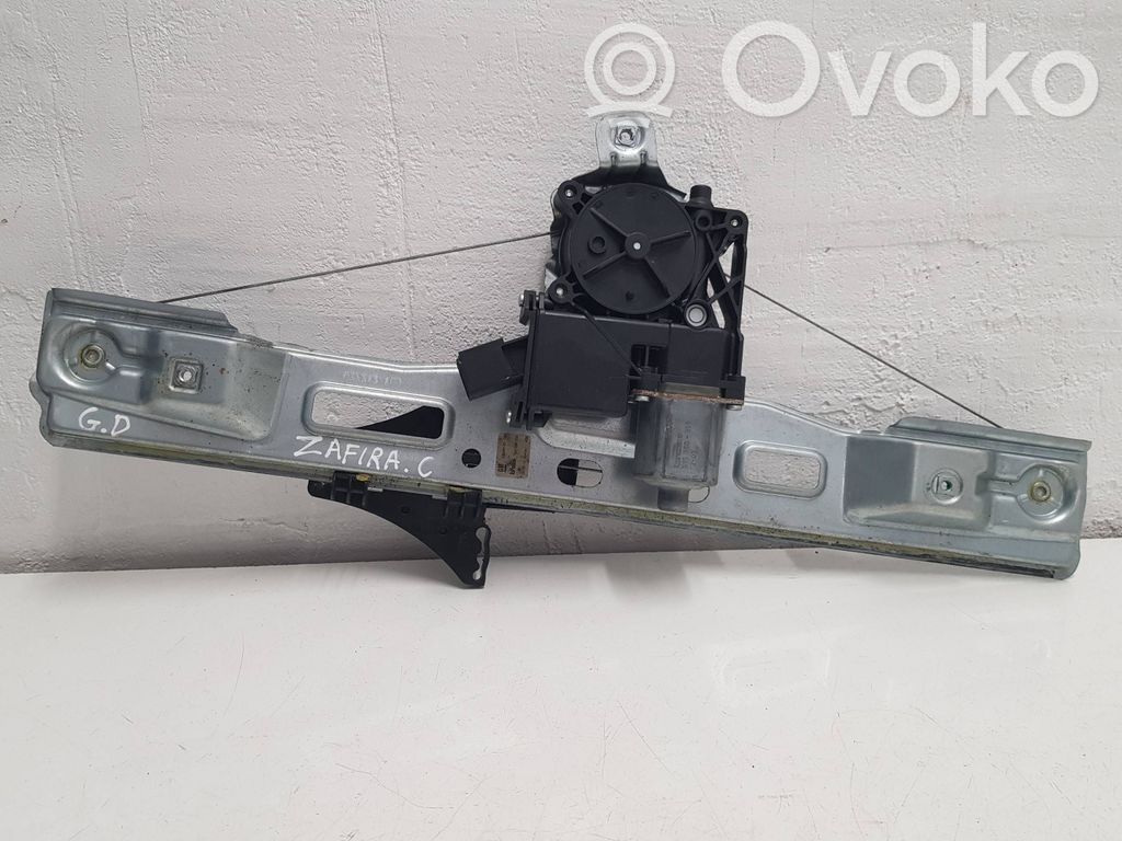 Opel Zafira C Elektryczny podnośnik szyby drzwi tylnych 