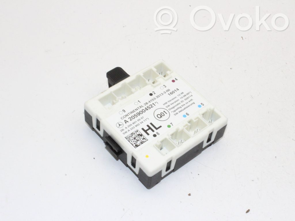 Unité de commande module de porte   A2059004521