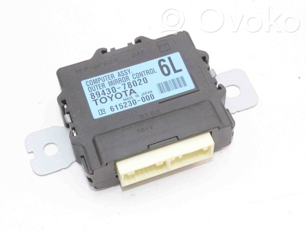 Module de commande rétroviseur latéral   8943078020