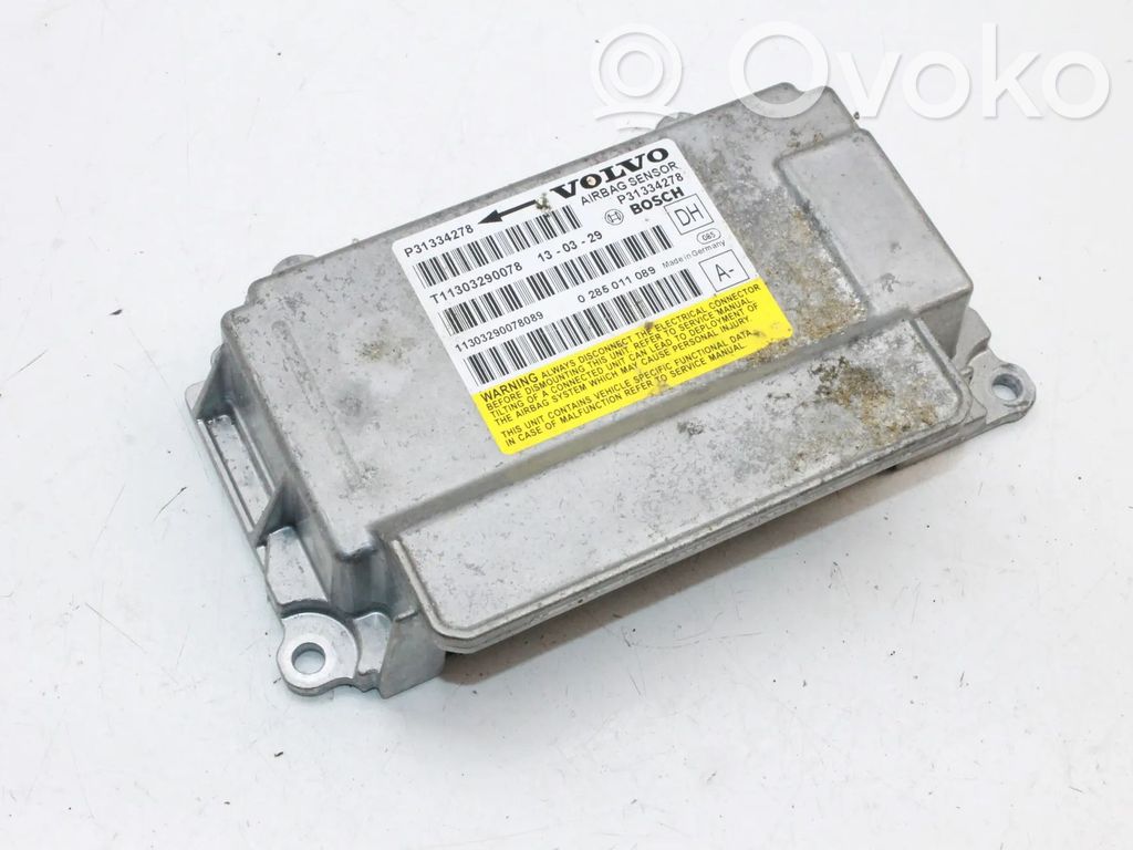 Airbag control unit/module   31334278,P31334278