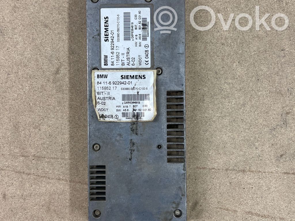 BMW 5 E39 Phone control unit/module 