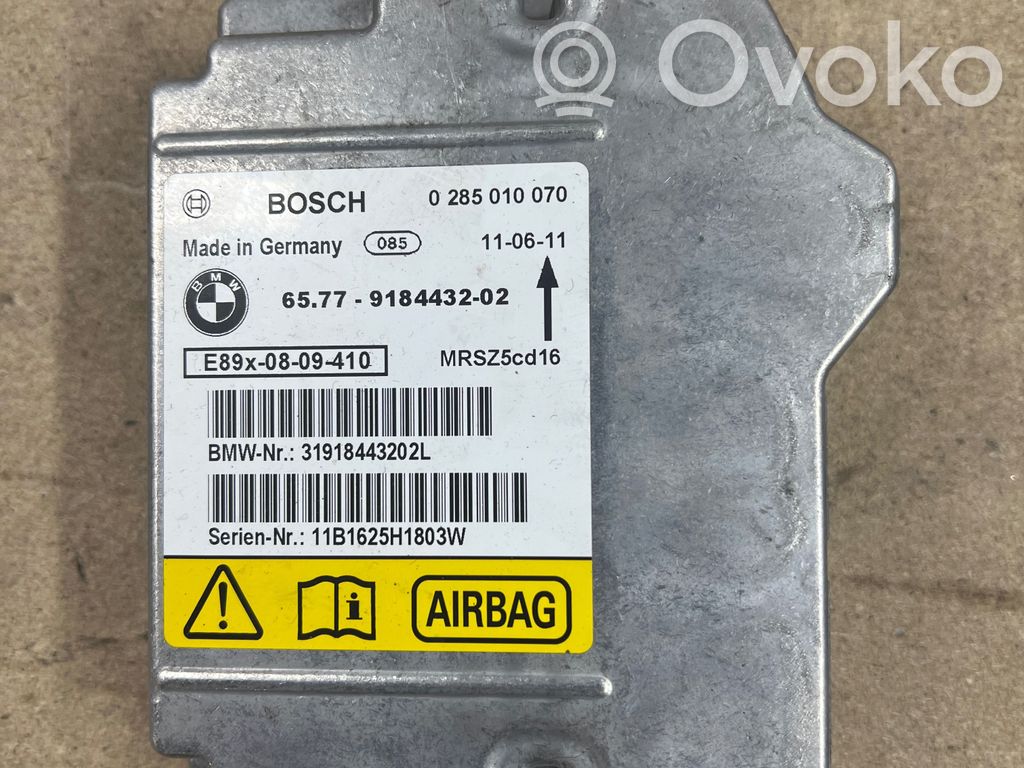Airbag control unit/module   0285010070,31918443202L,9184432,MRSZ5CS16