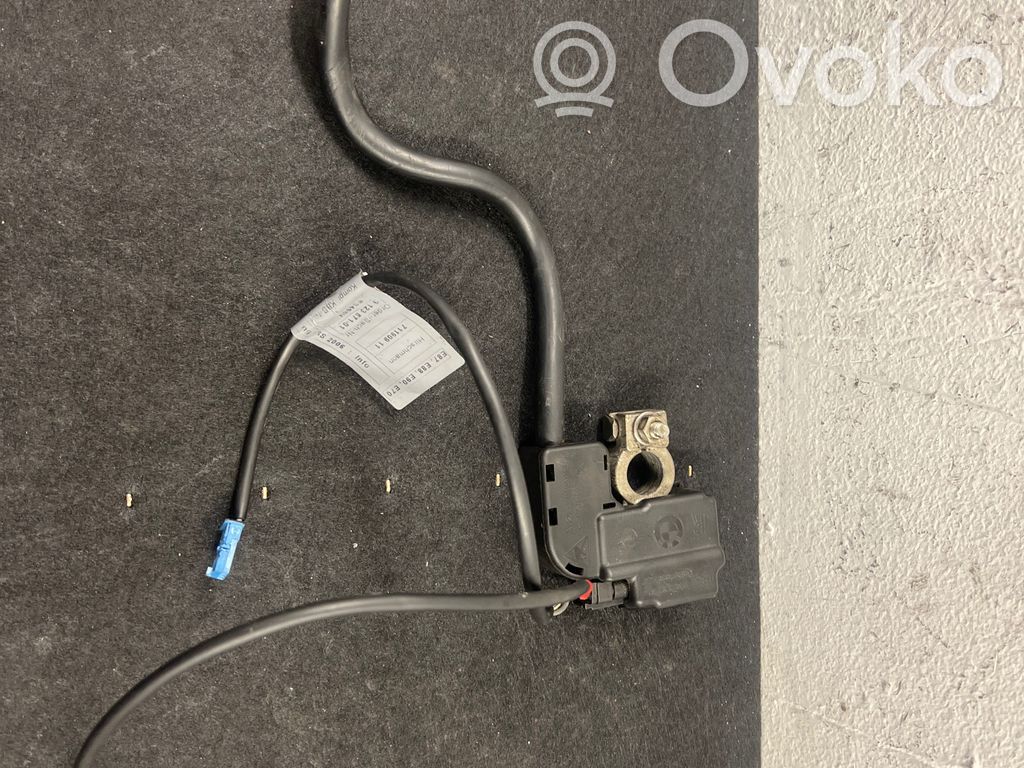 BMW 3 E90 E91 Cablu cu bornă negativă (baterie) 