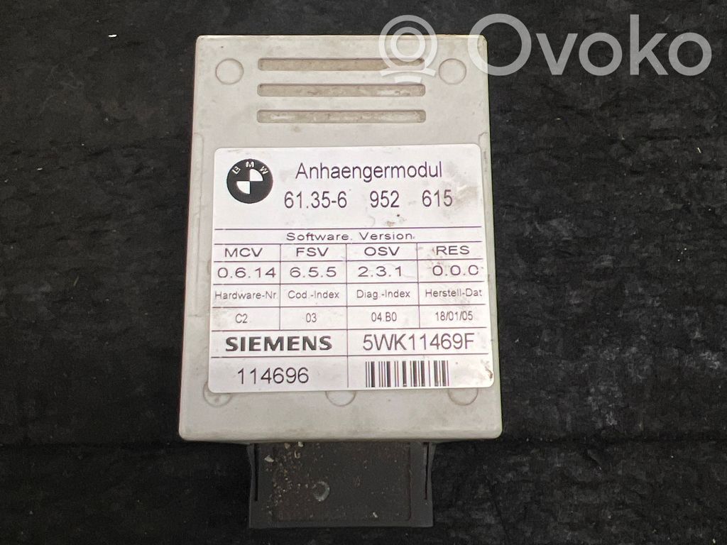 BMW 5 E60 E61 Tow bar trailer control unit/module 