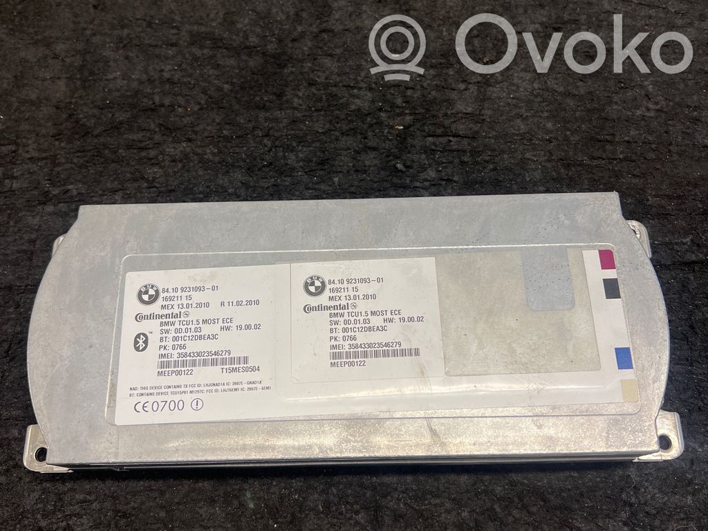Bluetooth control unit module   9231093,13012010,16921115