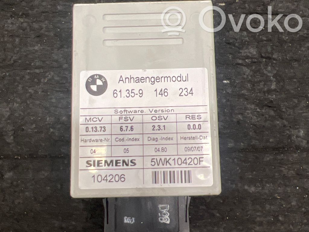 Unidad de control/módulo de la barra de remolque   61359146234,104206,5WK10420F