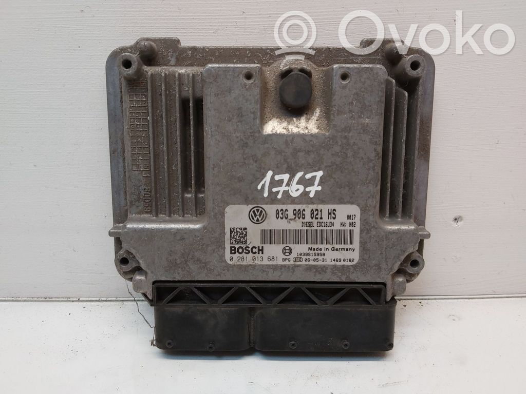 Volkswagen Touran I Engine control unit/module 