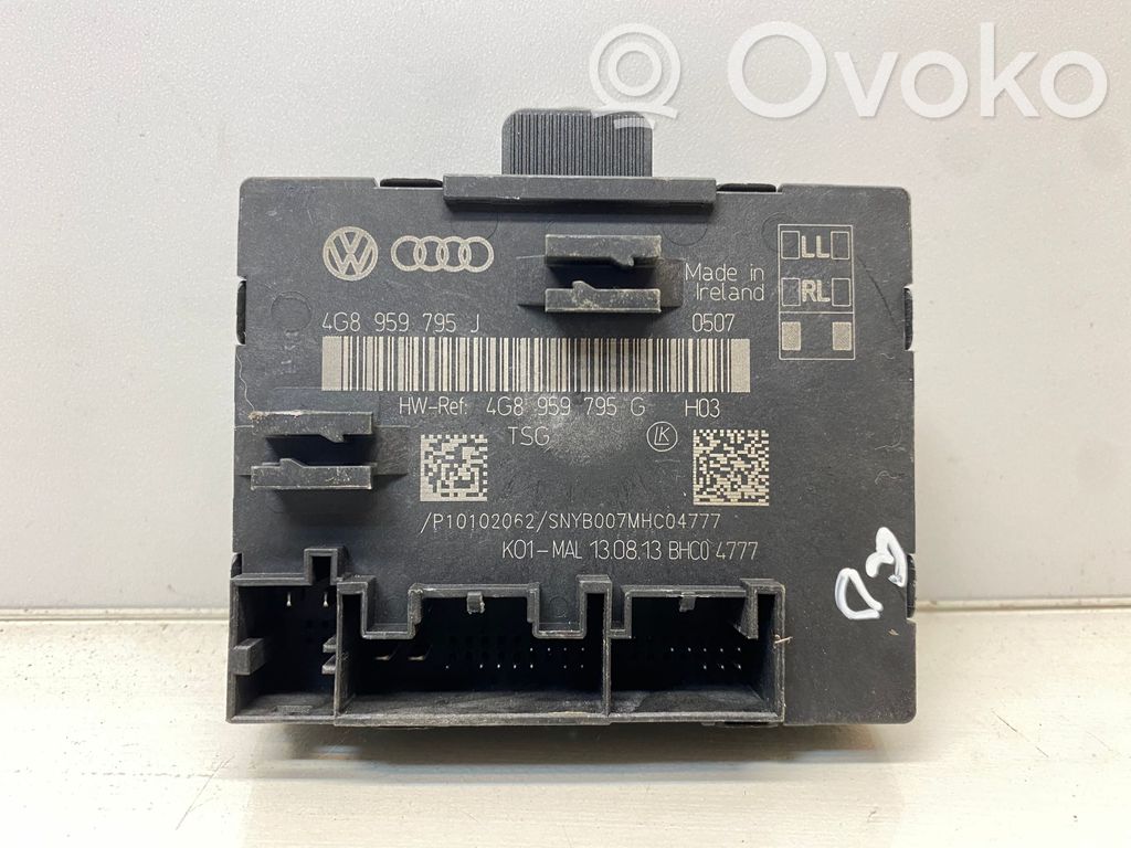 Audi A6 C7 Unité de commande module de porte 