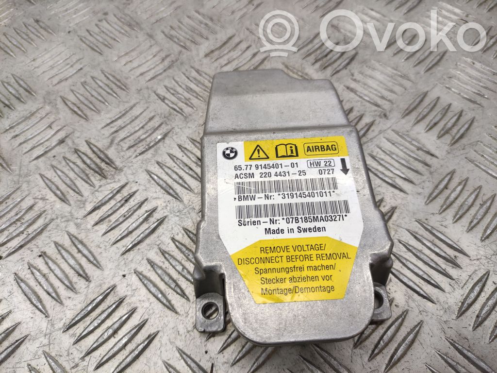 BMW 5 E60 E61 Module de contrôle airbag 