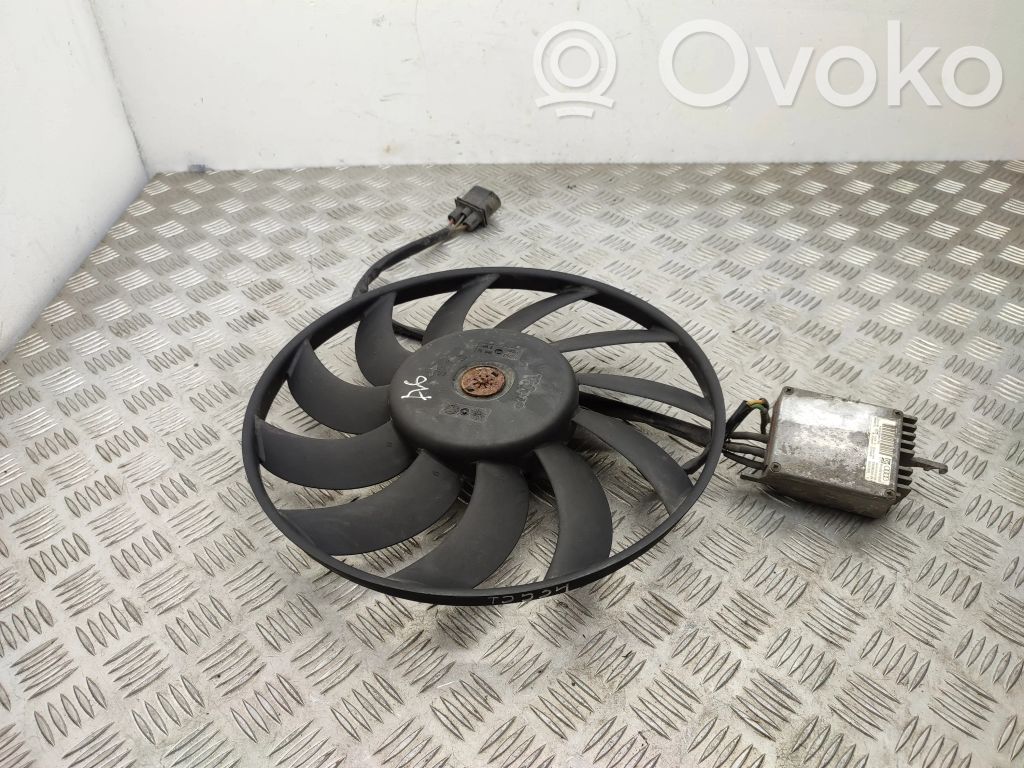 Audi A6 S6 C6 4F Elektryczny wentylator chłodnicy 