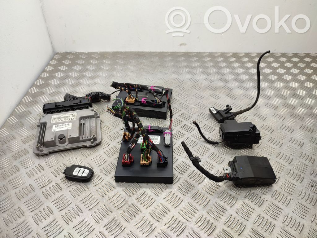 Audi A4 S4 B8 8K Engine ECU kit and lock set 