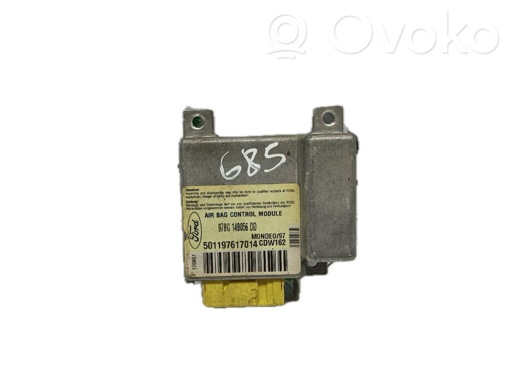 Airbag control unit/module   97BG14B056AD