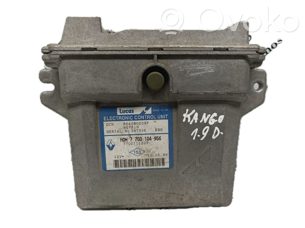 Unidad de control/módulo del motor   7700104956