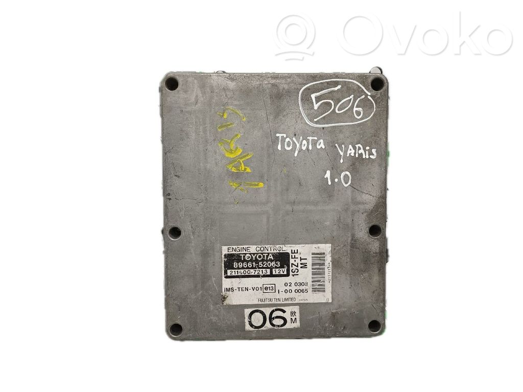 Toyota Yaris Engine control unit/module 