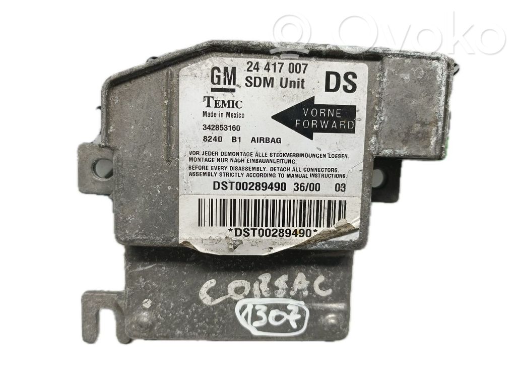 Airbag control unit/module   342853160
