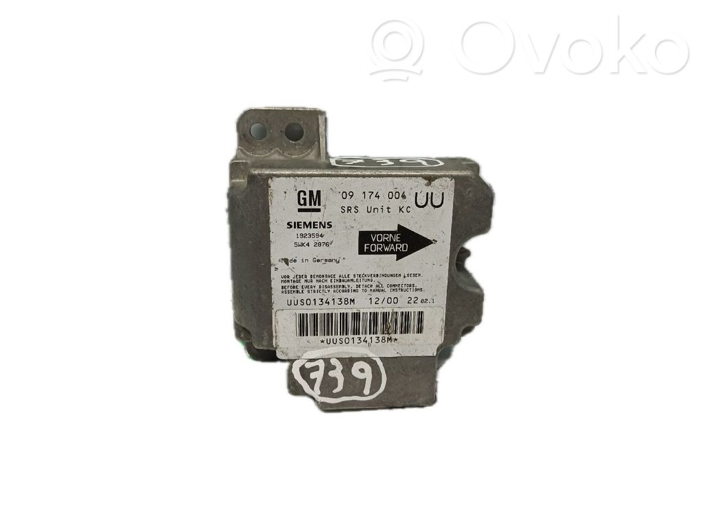 Unidad de control/módulo del Airbag   09174004UU