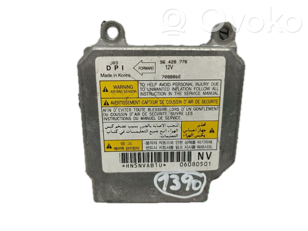 Chevrolet Lacetti Airbag control unit/module 