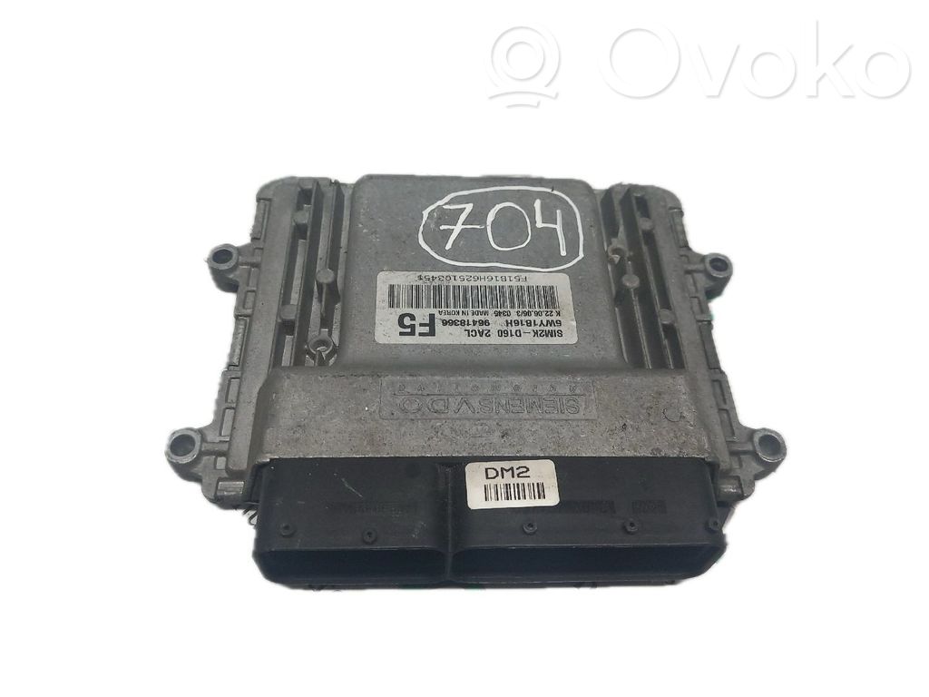Engine control unit/module   SIM2KD160,96418360
