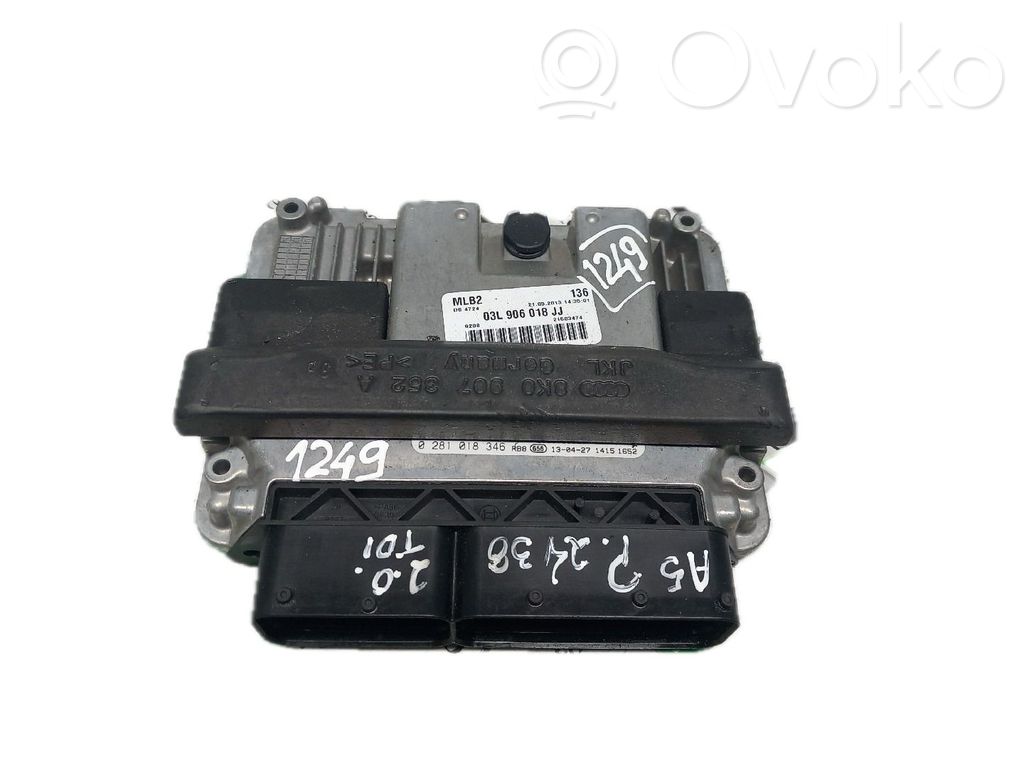 Unidad de control/módulo del motor   03L906018JJ,0281018346