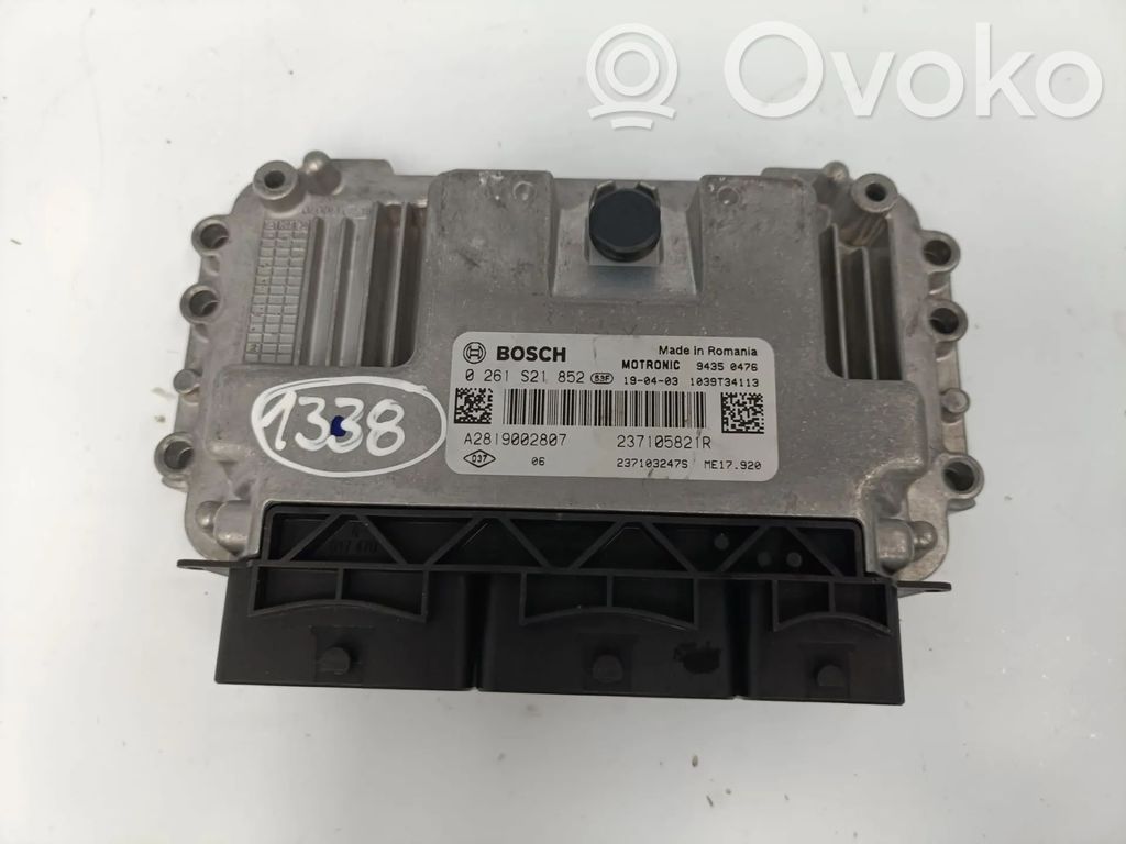 Engine control unit/module   0261S21852,237105821R,A2819002807