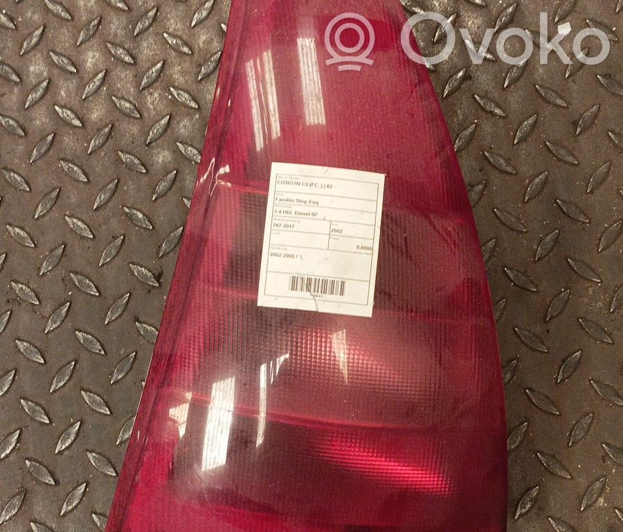 Citroen C3 Tailgate rear/tail lights 