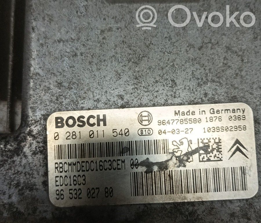 Engine control unit/module   0281011540